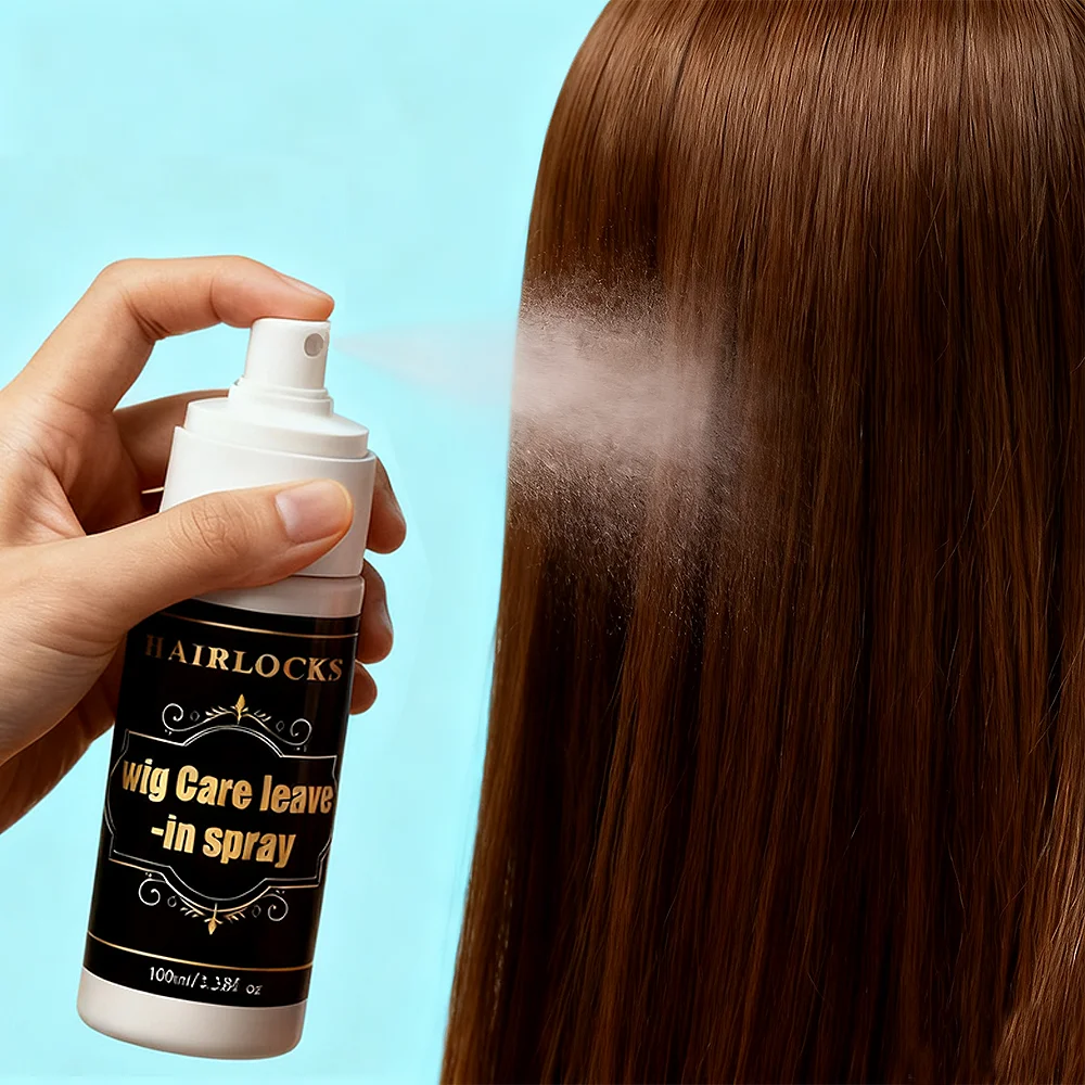 kf-S078af3af84d843aea7ef20a327e77a3b1 100ml Professional Wig Care Solution for Ultimate Smoothness - Image 1