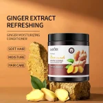 500ml Ginger Shampoo Conditioner Mask Prevents Dry and Split - Image 3